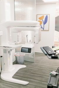 Green CT Machine used at North Texas Smiles